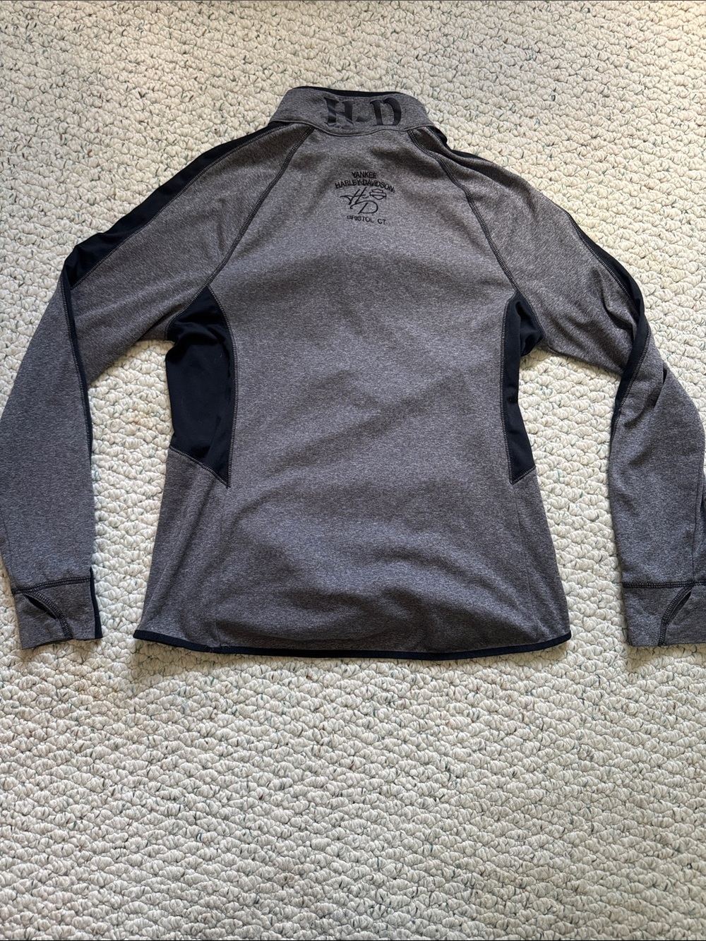 Harley-Davidson Quarter Zip Pullover - Picture 3 of 5